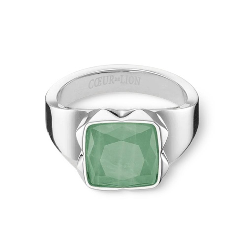 Кольцо Coeur de Lion Green-Silver, 1200/40-0517 60 фото 4